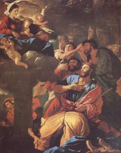 Nicolas Poussin The VIrgin of the Pillar Appearing to ST James the Major (mk05) Sweden oil painting art